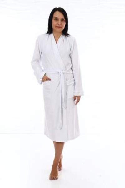 Халат женский Облака белый