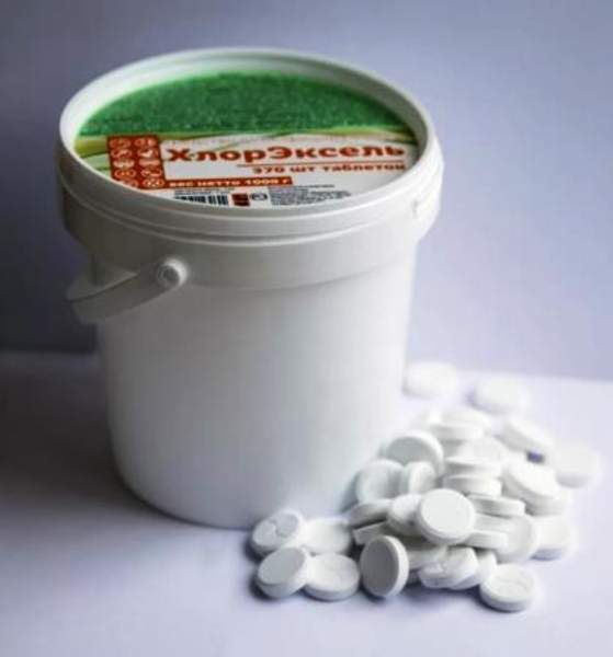 Хлорные таблетки-Хлорэксель, 370 таб., 1кг