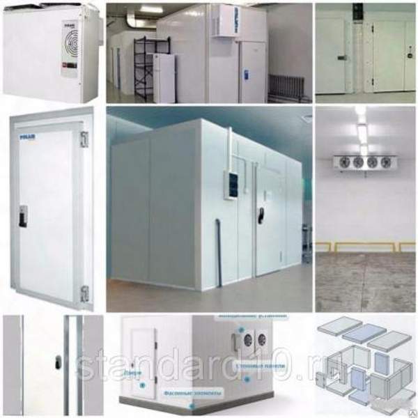Холодильная камера. Объем 7-100м3. PIR150