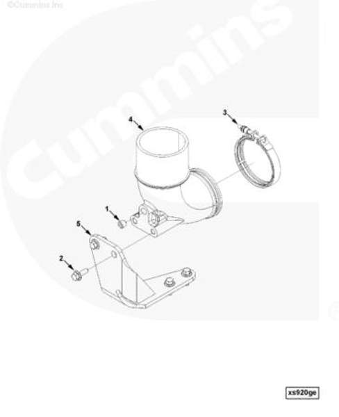 Хомут Cummins 300-20 3905216 XS-9024