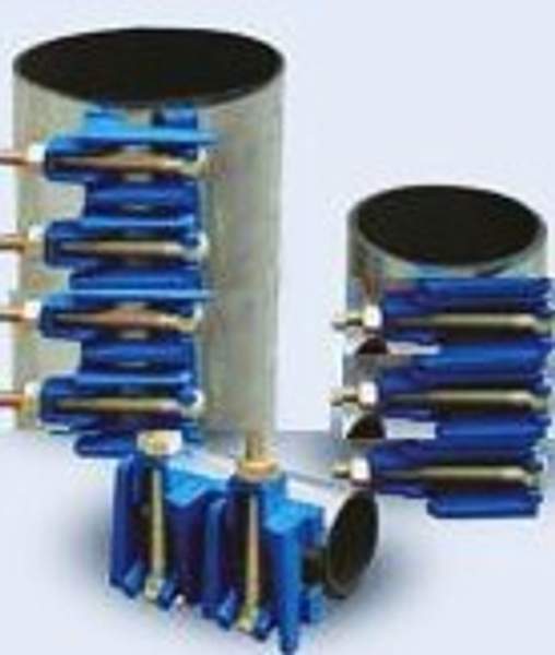 Хомут ремонтный односоставный нержавеющая сталь IDRA Ду 150 L200 Челябинск