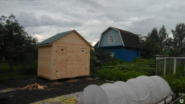 Хозблок для дачи совмещенный с туалетом 3*2 метра