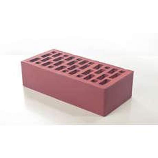 Кирпич Браер светло-бордовый 250х120х65