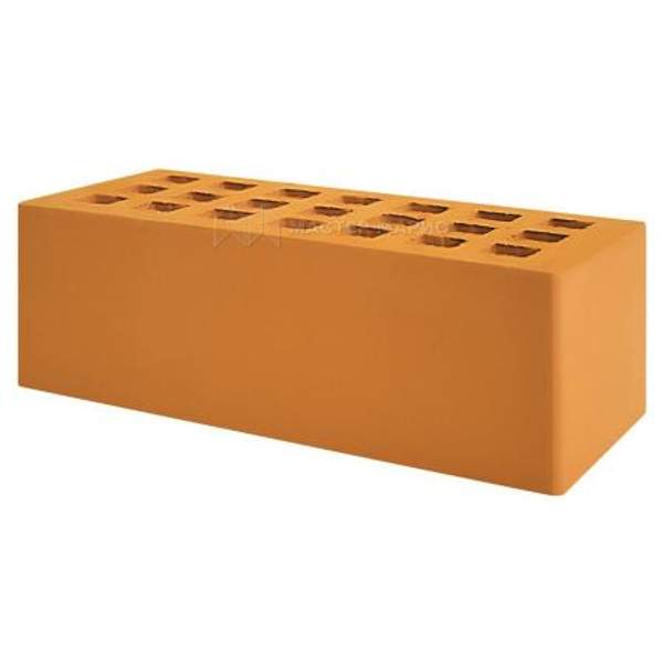 Кирпич лицевой керамический «Абрикос» пустотелый утолщенный М125