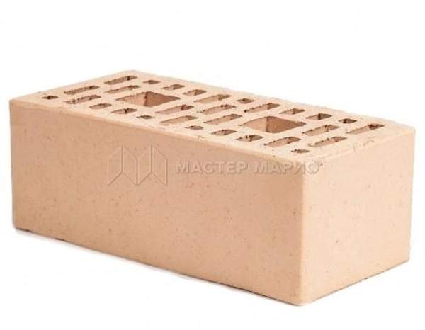 Кирпич лицевой керамический «Кремовый Меланж» пустотелый утолщенный