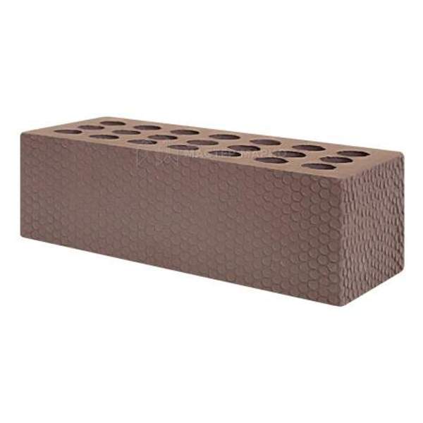Кирпич лицевой керамический «Шоколад» «Мелкий Галечник» пустотелый утолщенный