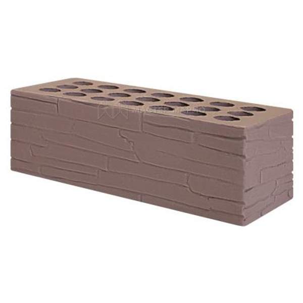 Кирпич лицевой керамический «Шоколад» «Плитняк» пустотелый утолщенный