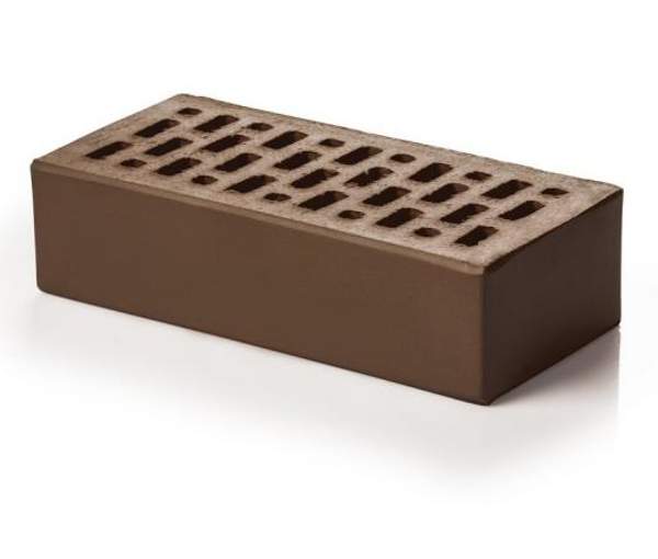 Кирпич лицевой керамический «Шоколад» пустотелый одинарный