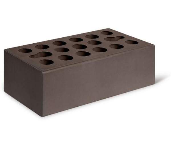 Кирпич лицевой керамический "Шоколад" пустотелый утолщенный