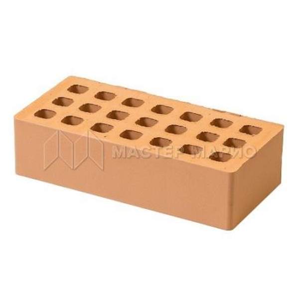 Кирпич лицевой керамический «Соломенный» пустотелый одинарный М150