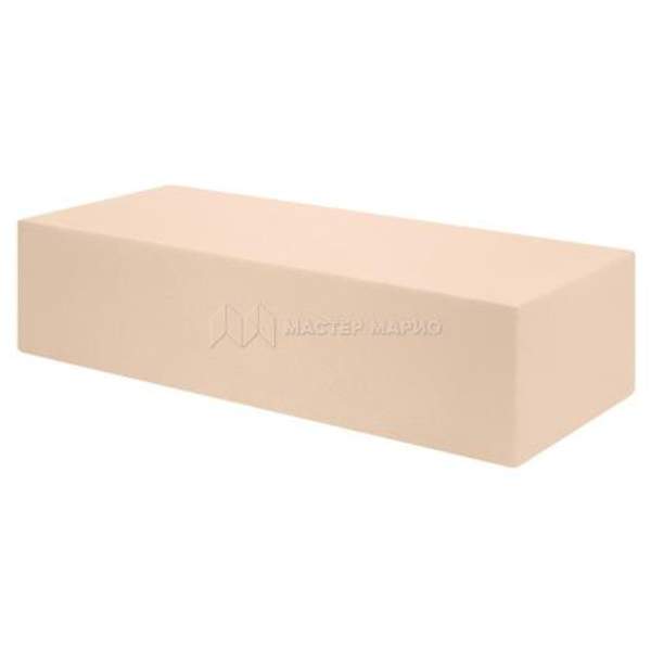 Кирпич лицевой силикатный Бежевый полнотелый одинарный