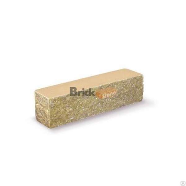 Кирпич облицовочн. гиперпрессованный ЕВРО угловой 225х60х65 слоновая кость