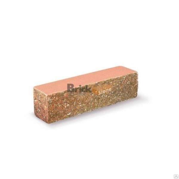 Кирпич облицовочный гиперпрессованный ЕВРО угловой 225х60х65 персик