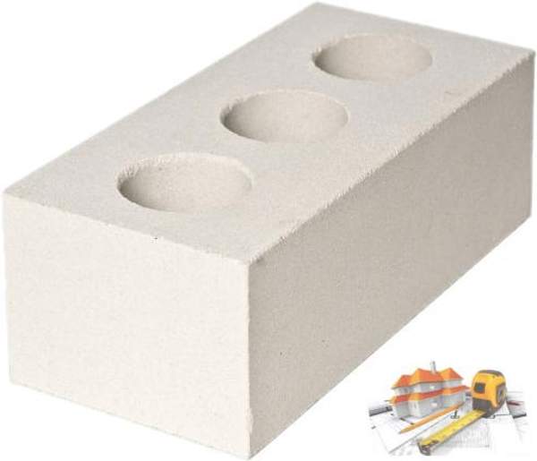 Кирпич полуторный силикатный с 3 отв. 250*120*88 М150 Калуга