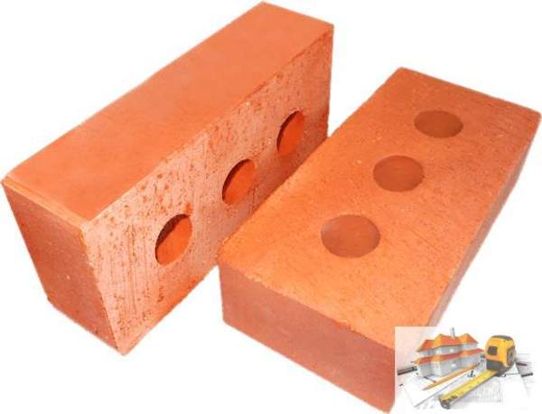 Кирпич рядовой полнотелыйтри круглых отверстия13% пустотности 1NF 250*120*65 М200 Тульский КЗ(Тула №1)