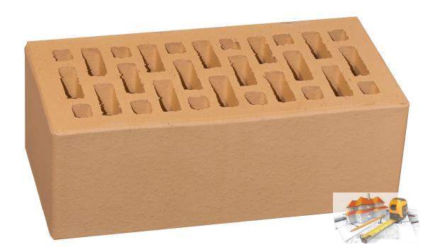 Кирпич утолщенный Кр-л-пу 1,4NF С 250*120*88 Солома НовомосковскНЗКМ