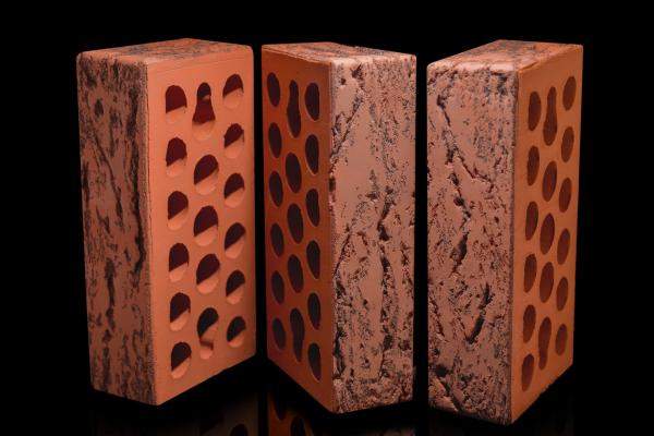 Кирпичная гора Кирпич красный облицовочный Керма премиум Lava Hard