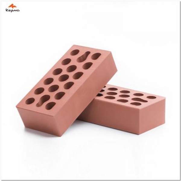 Кирпичная гора Кирпич облицовочный Керма фасадный цвета бордо