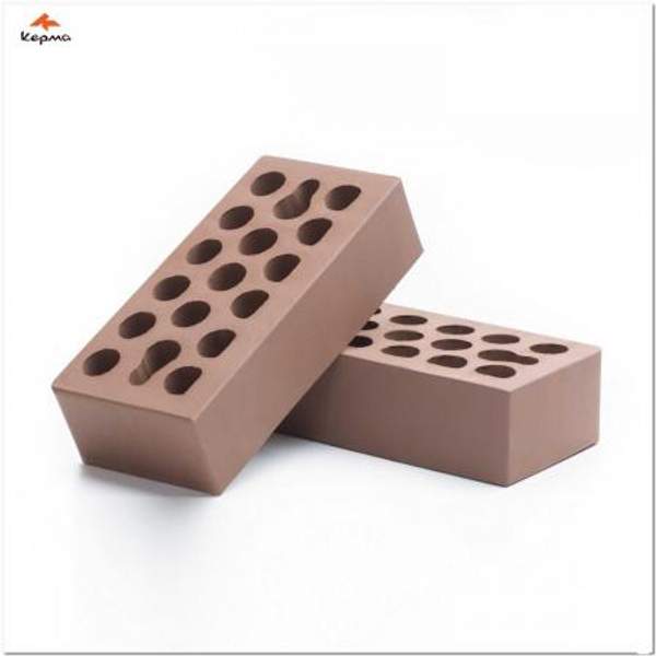 Кирпичная гора Кирпич облицовочный Керма фасадный цвета терракот