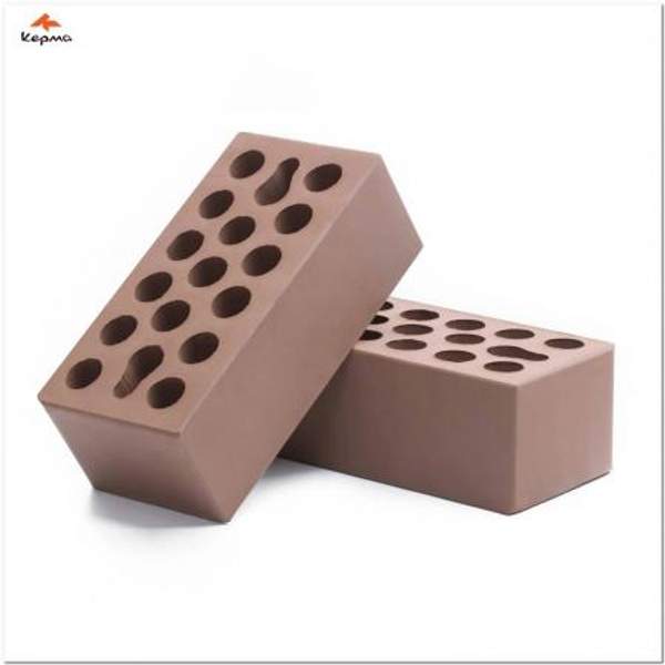 Кирпичная гора Кирпич облицовочный Керма полуторный цвета терракот