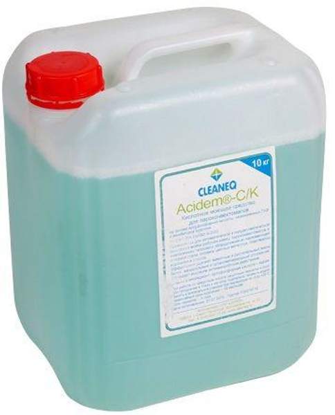Кислотное ополаскивающее ср-во т.м. CLEANEQ серии Acidem R/CJ для пароконвектоматов, 10 кг