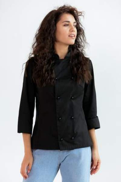 Китель поварской TOMMELISE, черный - р-р 44-46, рост 164