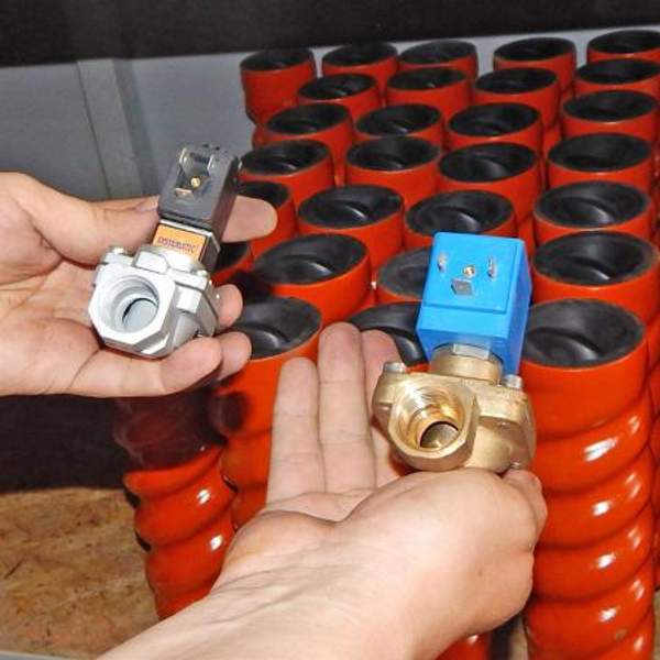 Клапан электромагнитный штукатурной станции