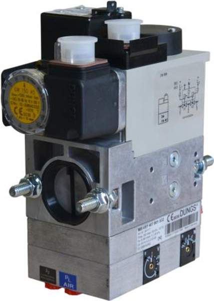 Клапан газовый мультиблок DUNGS MB-VEF 415 20 мбар горелки газовой EM 50/M