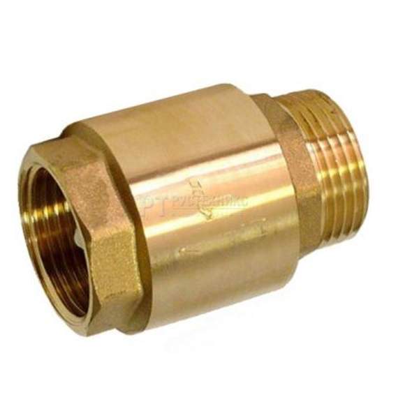 Клапан латунный обратный поворотный 19б1нж Ду 25 Ру 16