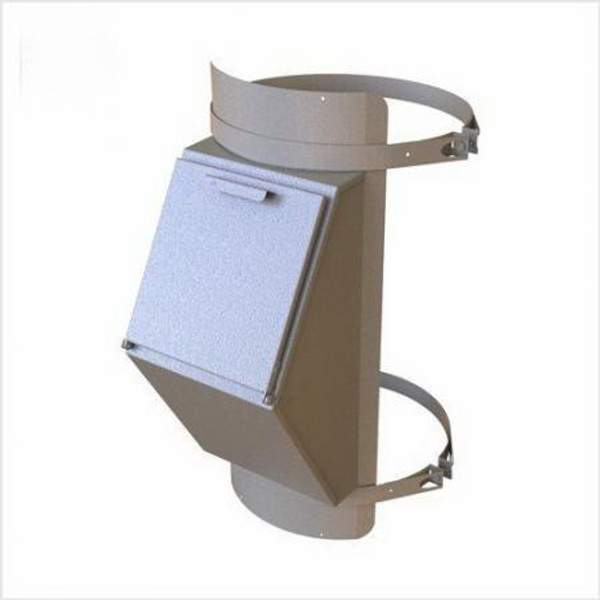 Клапан мусоропровода загрузочный КМЕ-500, h=860, 1,2мм