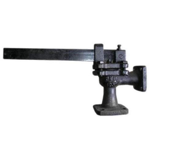 Клапан стальной обратный поворотный фланцевый 19с53нж Ду 100 Ру 40