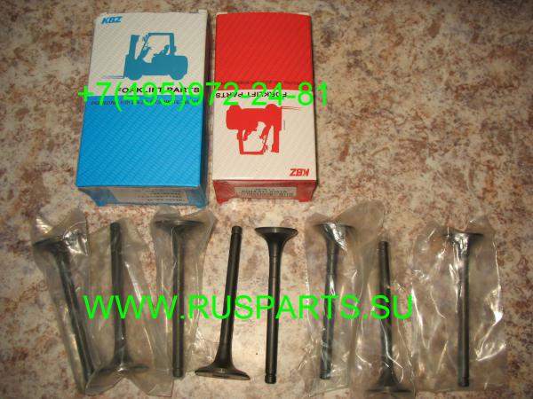 Клапаны впуска, клапаны выпуска двигателя Toyota 12Z/13Z