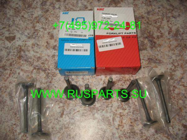 Клапаны впускные, клапаны выпускные двигателя Toyota 1DZ