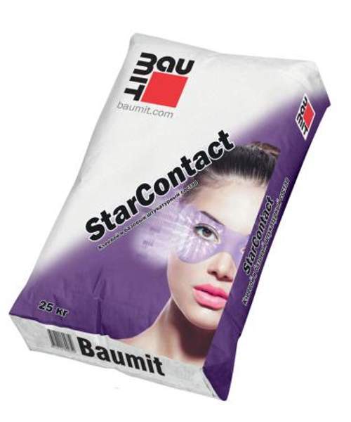 Клеевая и армирующая смесь «Baumit StarContact Winter» 25 кг