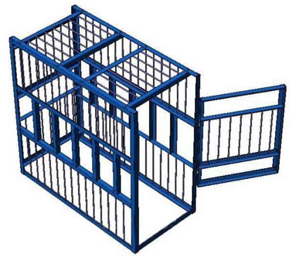 Клеть для накачки грузовых шин 506