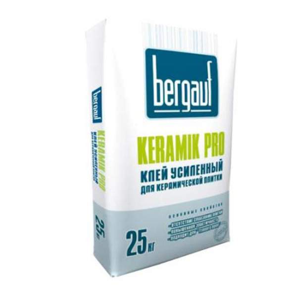 Клей для плитки усилен.Keramik Pro Bergauf 25кг/56шт