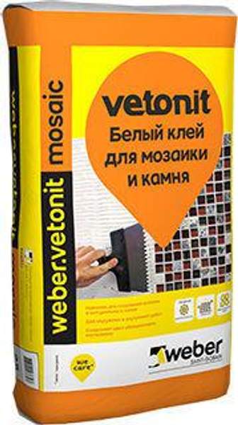 Клей для плитки weber.vetonit mosaic, 25 кг