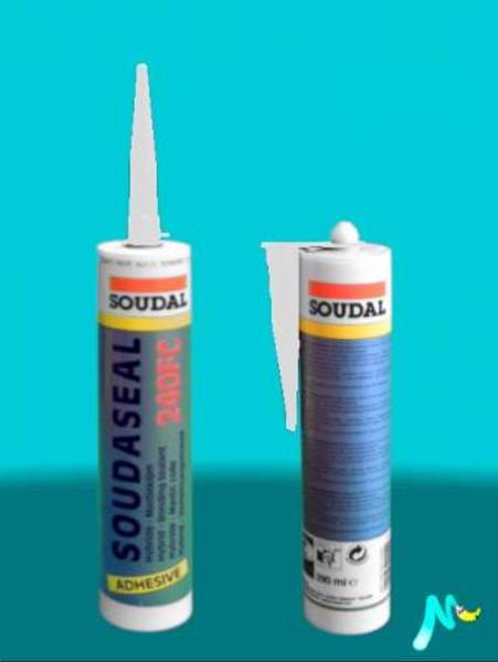 Клей-герметик MS-полимерный Soudaseal 240 FC SOUDAL для швов (Цвет:белый, Фасовка:Картридж)