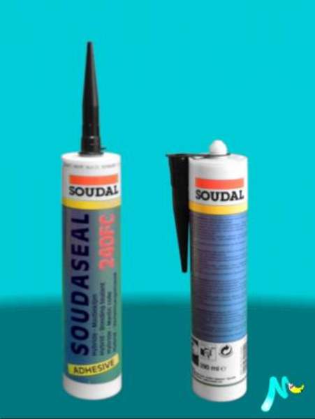 Клей-герметик MS-полимерный Soudaseal 240 FC SOUDAL для швов (Цвет:чёрный, Фасовка:Картридж)