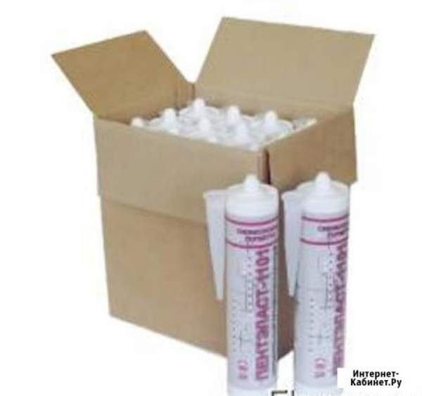 Клей-герметик силиконовый "Пентэласт-1102А" (прозрачный) 310 мл