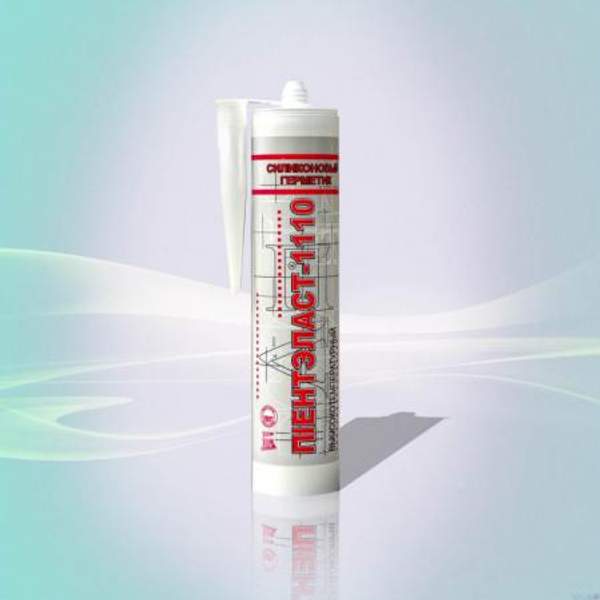 Клей-герметик силиконовый "Пентэласт-1110" (белый) 310 мл