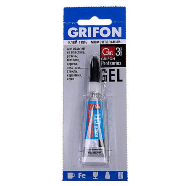 Клей моментальный универсальный "GRIFON-ГЕЛЬ" 3 г