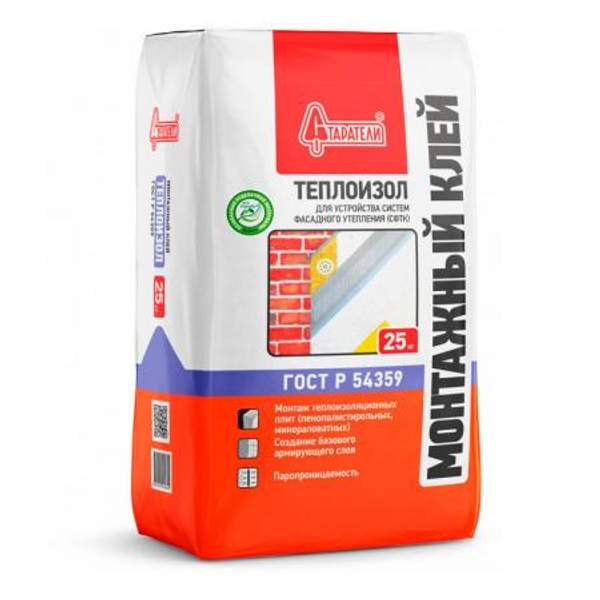 Клей монтажный Старатели Теплоизол 25кг
