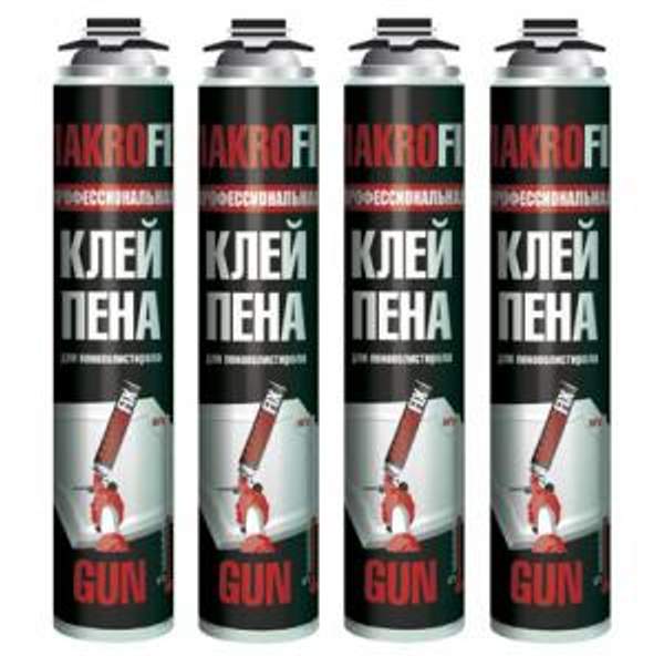 Клей-пена для пенополистирола MAKROFIX