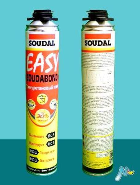 Клей-пена полиуретановая Easy Soudabond SOUDAL (Фасовка:Под винтовой пистолет)