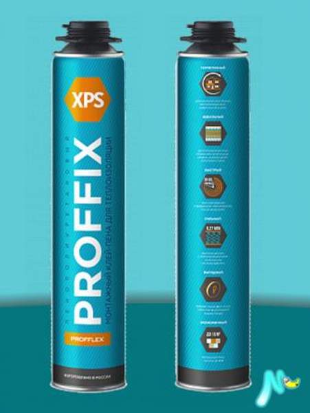 Клей-пена полиуретановая PROFFIX XPS PROFFLEX