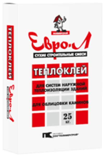 Клей-шпаклевка ТЕПЛОКЛЕЙ белый "ЕВРО-Л"