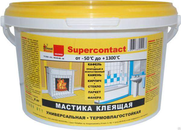 Клей термостойкий, клеящая мастика (от -50 до 1300 С ) Неомид