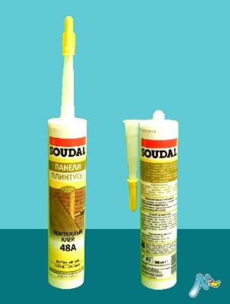 Клей жидкие гвозди каучуковые Wall Panel Adhesive 48А SOUDAL для стеновых панелей