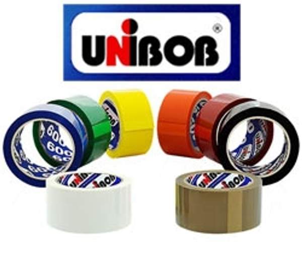 Клейкая лента упаковочная 72 мм х 66 м UNIBOB 400 (прозрачная)
